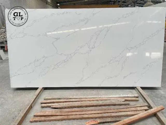 Thai Quartz Countertops Jumbo Slab Plant Factory Supply