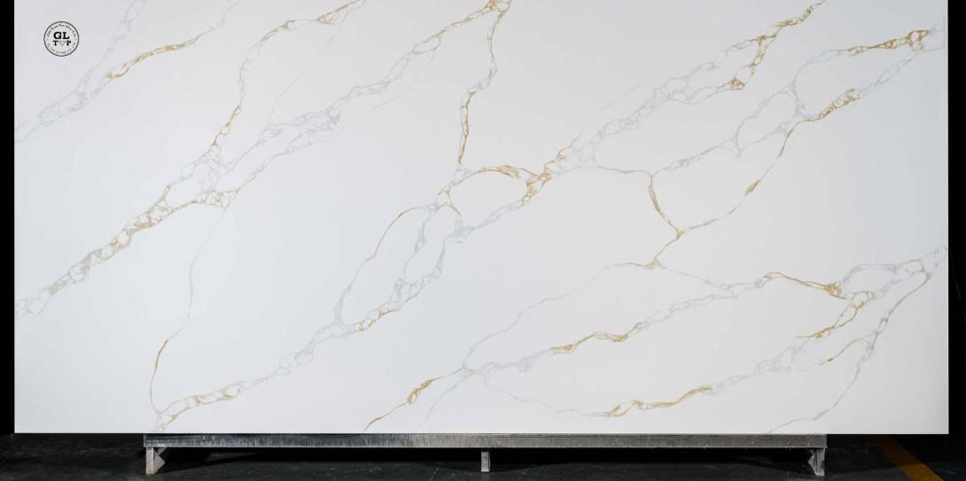 Thailand Calacatta Vein Quartz Stone Countertop Factory Supplier